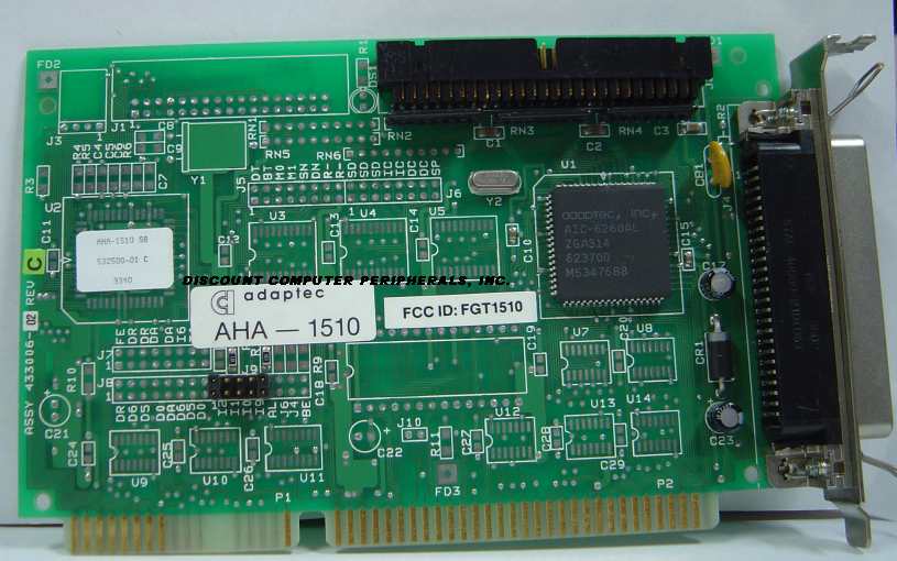 ADAPTEC AHA-1510 - SCSI 50PIN 16BIT ISA CTLR - Call or Email for
