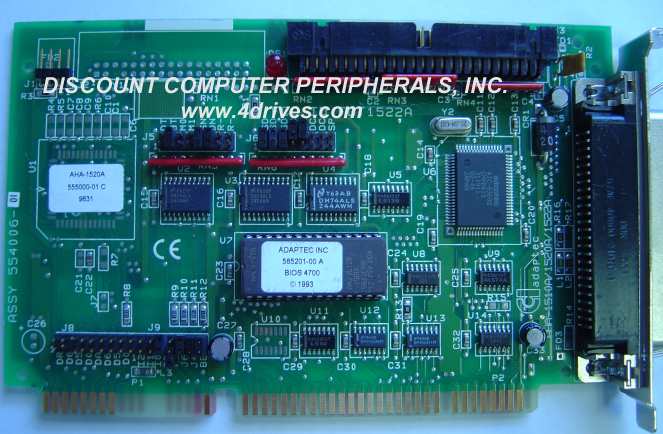 ADAPTEC AHA-1520A - SCSI 50PIN CONTROLLER 16 BIT ISA CENTRONICS
