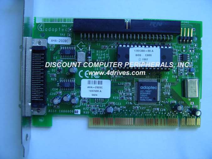 ADAPTEC AHA-2920 - SCSI 50PIN PCI CTLR - Call or Email for Quote