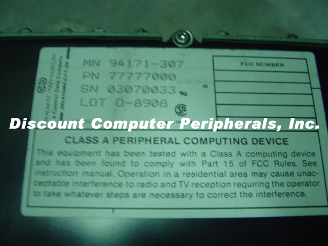 CONTROL DATA (CDC) 94171-307 - 300MB 5.25IN FH SCSI 50PIN ST4307