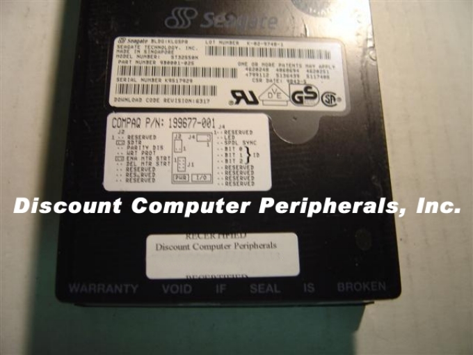 COMPAQ 199677-001 - 2.5GB 3.5IN SCSI 50PIN ST32550N - Call or Em