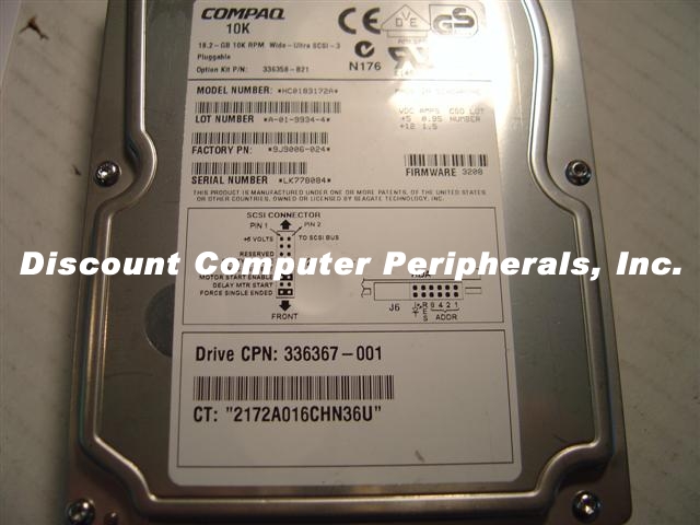 COMPAQ 336377-001 - 4.3GB 3.5IN LP SCSI WIDE 10K RPM HD00441730
