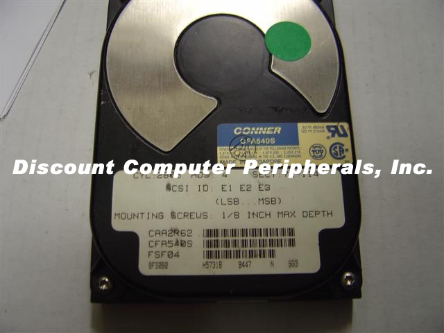 CONNER CFA540S - 540MB 3.5IN 3H SCSI - Call or Email for Quote.