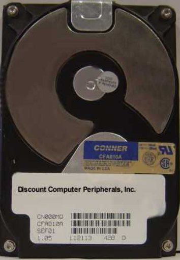 CONNER CFA810A - 810MB 3.5IN IDE Drive