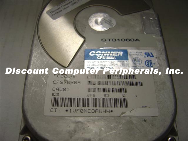 CONNER CFS1060A - 1.06GB 3.5IN IDE - Call or Email for Quote.
