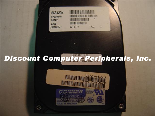 CONNER CP30064H - 64MB 3.5IN IDE Drive