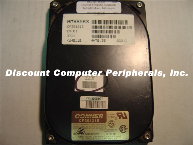 CONNER CP30121E - 120MB 3.5IN IDE - Call or Email for Quote.