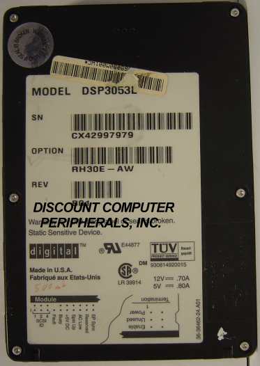 DEC DSP3053L - 535MB 3.5IN SCSI 50PIN - COMPAQ 199513-001 - Call