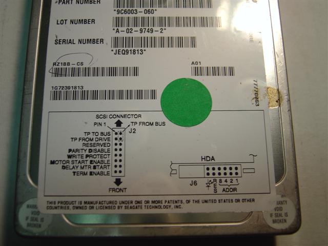DEC RZ1BB-CS - 2.1GB ULTRA SCSI SCA 80PIN - Call or Email for Qu