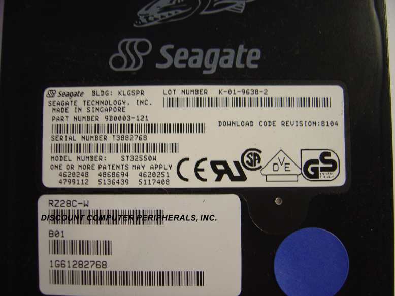 DEC RZ28C-W - 2.1 GB 7200RPM 68 PIN WIDE SCSI ST32550W - Call or