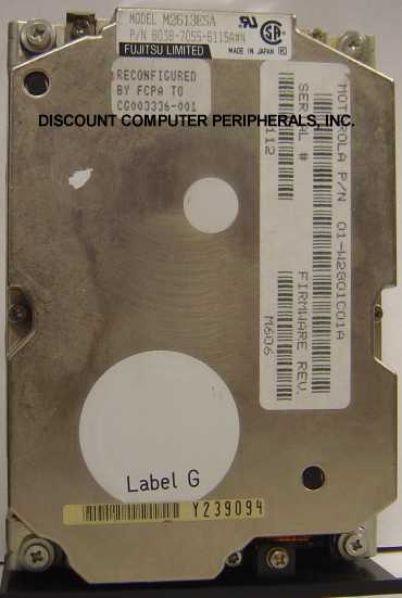 FUJITSU M2613ESA - 136MB 3.5" HH 3400 RPM SCSI 50pin Hard Dri