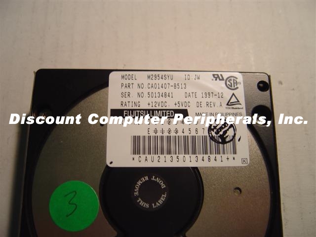 FUJITSU M2954SYU - 4.3GB 3.5IN SCSI DR - Call or Email for Quote