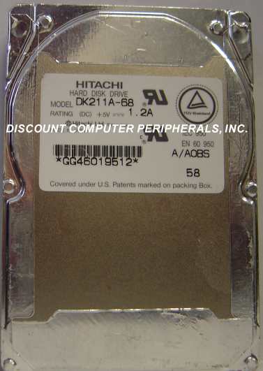 HITACHI DK211A-68 - 680MB  2.5IN IDE LAPTOP DRIVE