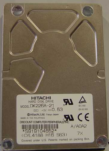 HITACHI DK226A-21 - 2.1GB 12MM IDE LAPTOP DRIVE - Call or Email