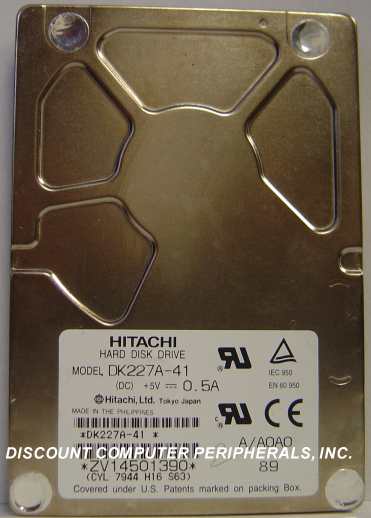 HITACHI DK227A-41 - 4GB 12.7MM IDE 2.5in 4200RPM Hard Drive HDD