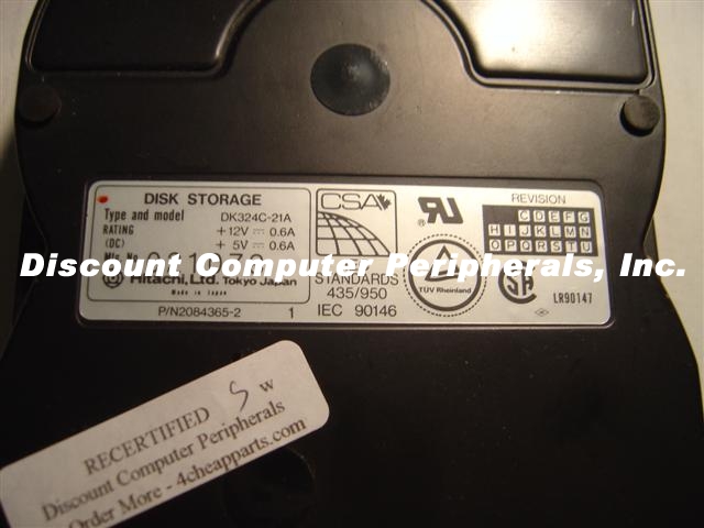 HITACHI DK324C-21A - 210MB SCSI 50 PIN 3.5 inch