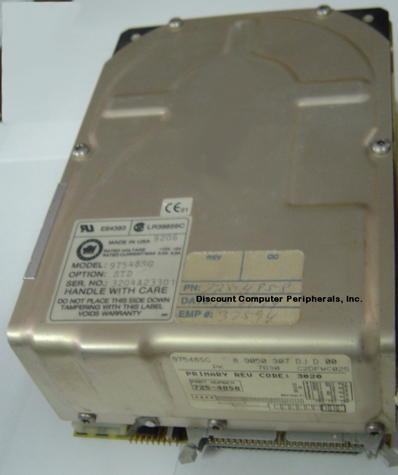 HEWLETT PACKARD 97548SG - 663MB 5.25IN FH SCSI 50 PIN