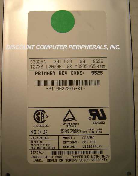 HEWLETT PACKARD C3325A - 2.17 GB 3.5 LP SCSI - - Call or Email f