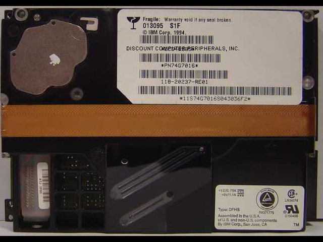 IBM DFHSS1F - 1GB 3.5IN SCSI 50PIN Hard Drive DFHS-S1F