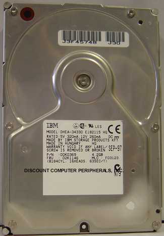 IBM DHEA-34330 - 4.2GB IDE 3.5IN LP - Call or Email for Quote.
