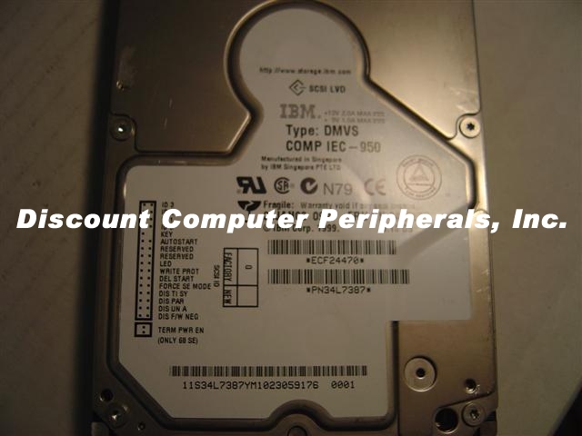 IBM DMVS-09V - 9GB 10K RPM SCSI WIDE 68PIN - Call or Email for Q