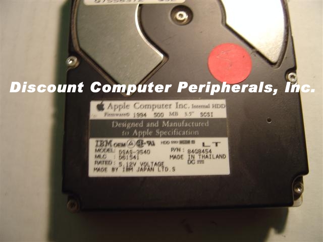 IBM DSAS-3540 - 540MB 3.5in SCSI 50PIN