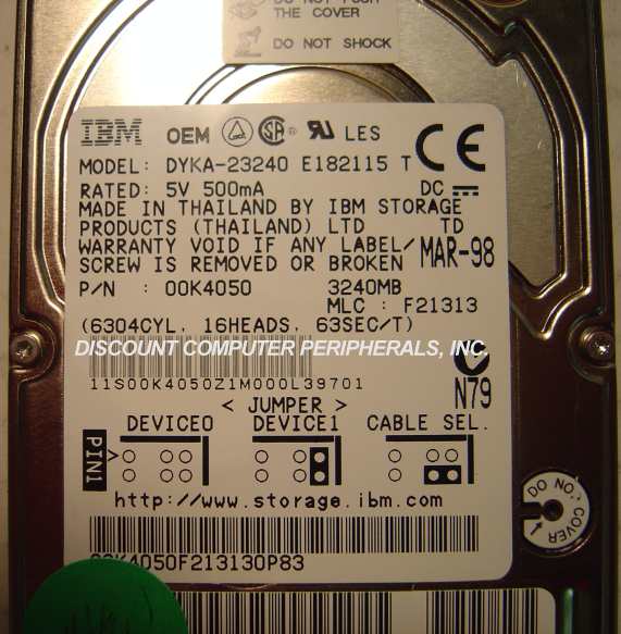 IBM DYKA-23240 - 3.2GB 2.5in IDE 4200RPM