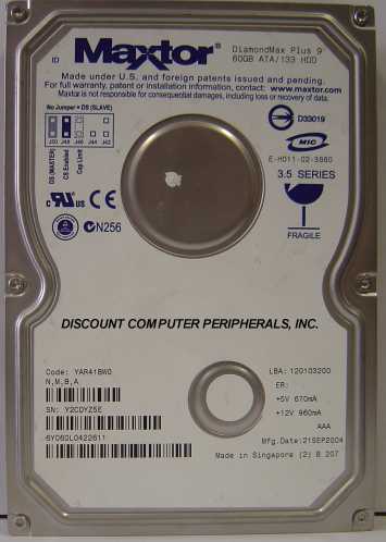 MAXTOR 6Y060L0 - 60GB 7200RPM ATA-133 3.5in IDE - Call or Email