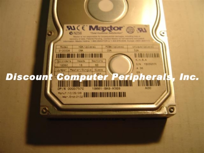 MAXTOR 91000D8 - 10GB 3.5 LP IDE