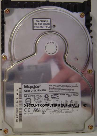 MAXTOR KU36J - 36GB 10K RPM U320 SCSI SCA 80PIN KU36J019