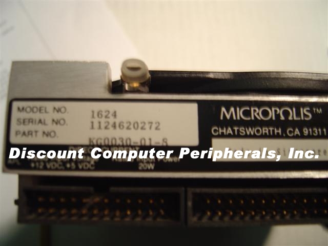 MICROPOLIS 1624 - 667 MB SCSI 50 PIN 5.25in Drive