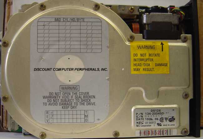 NEC D5126 - 20MB 5.25IN HH MFM - Call or Email for Quote.