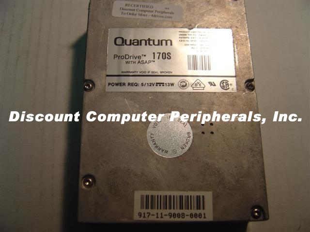 QUANTUM PRO170S - 168MB 3.5 SCSI HH PRODRIVE