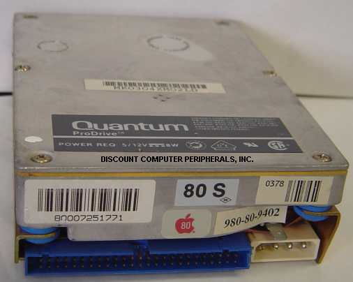 QUANTUM PRO80S - 84MB 3.5 SCSI HH PRODRIVE 80S - Call or Email f