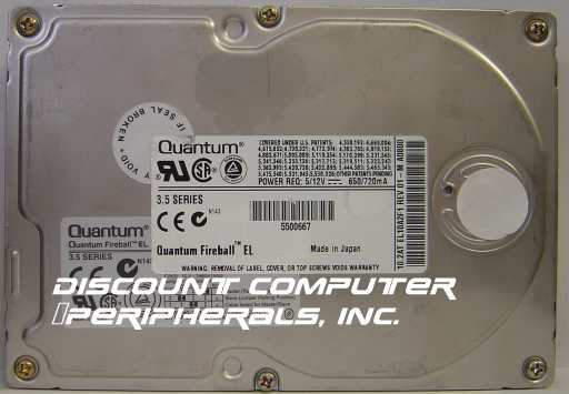 QUANTUM QM31020REL-A - 10.324GB 3.5 IDE LP 5400 RPM FIREBALL EL