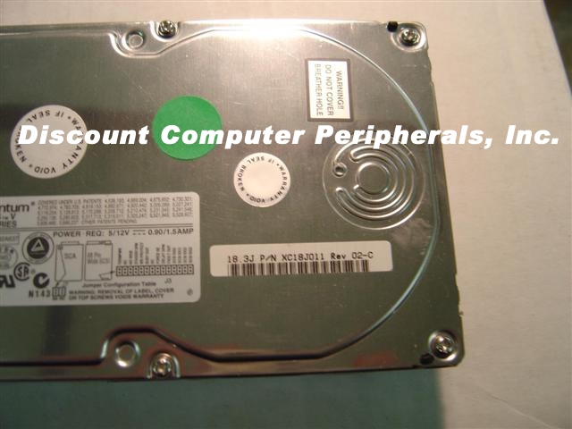 QUANTUM QM318300XC-SCA - 18.3GB 3.5 SCSI SCA LP ATLAS V XC18J011