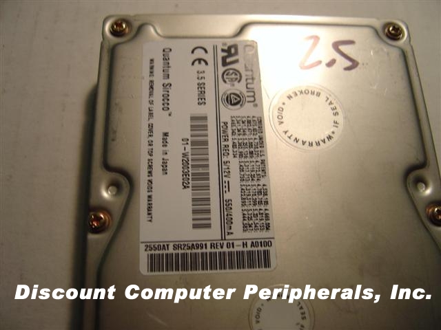 QUANTUM QM32550SR-A - 2.5GB 3.5 IDE LP 3600 RPM SIROCCO