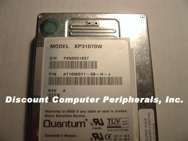 QUANTUM XP31070W - 1GB 3.5 SCSI WIDE LP 7200 RPM ATLAS - Call or