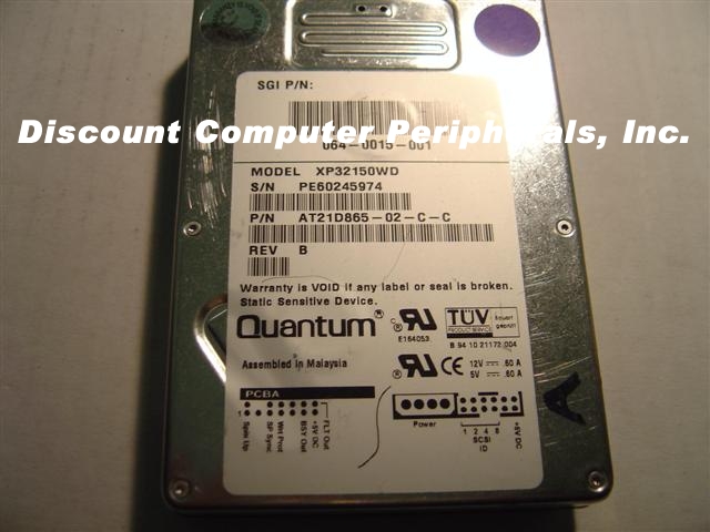 QUANTUM XP32150WD - 2.15GB 3.5 SCSI WIDE DIFF LP 7200 RPM ATLAS