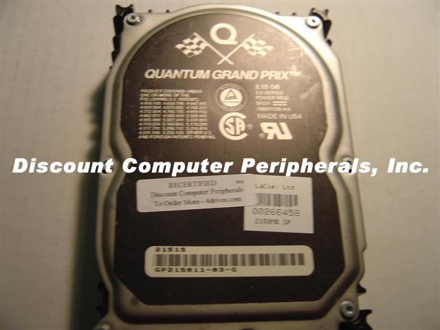 QUANTUM XP32151 - 2.15GB 3.5 SCSI HH GRAND PRIX