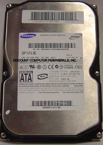 SAMSUNG SP1213C - 120GB 7200RPM 3.5IN LP SATA - Call or Email fo