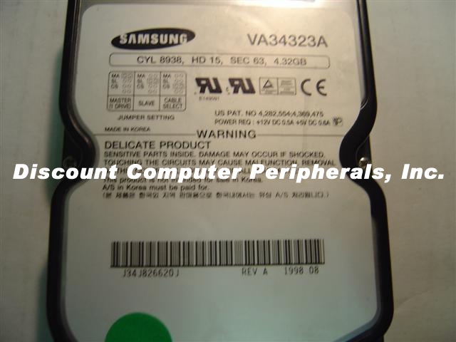 SAMSUNG VA34323A - 4.3GB IDE 3.5 LP