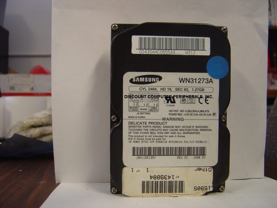 SAMSUNG WN31273A - 1.2GB 3.5IN IDE