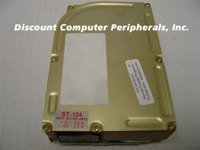 SEAGATE ST124 - 21MB 3.5IN HH MFM SEE MODEL WD-325K FOR SUBSTITU