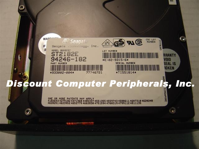 SEAGATE ST2182E - 160MB 5.25 HH ESDI - Call or Email for Quote.