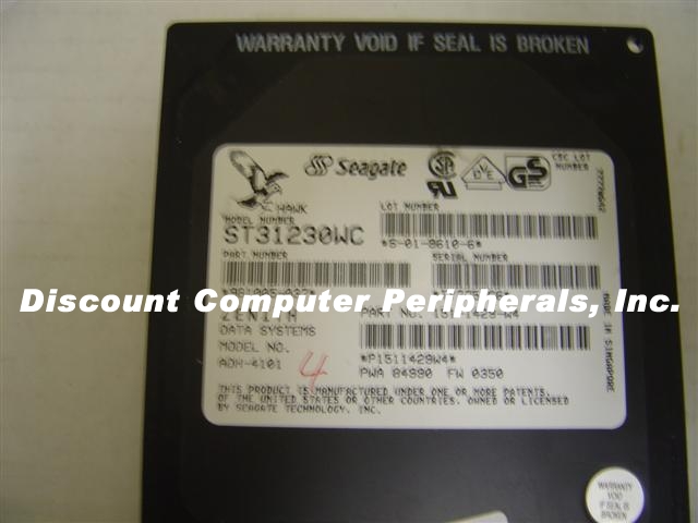 SEAGATE ST31230WC - 1GB 3.5IN SCSI 80PIN SCA - Call or Email for