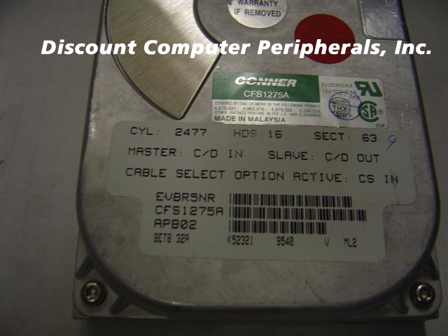 SEAGATE ST31275A - 1GB 3.5IN IDE - 3 Day Lead Time To Ship.