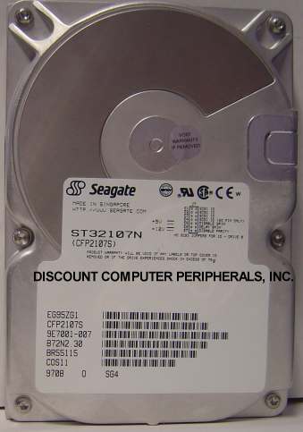 SEAGATE ST32107N - 2GB 3.5IN SCSI 50PIN - Call or Email for Quot