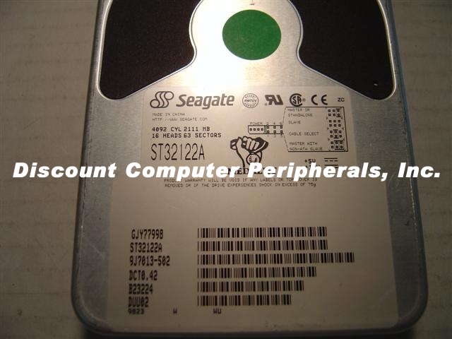 SEAGATE ST32122A - 2GB 3.5IN IDE - 3 Day Lead Time To Ship.
