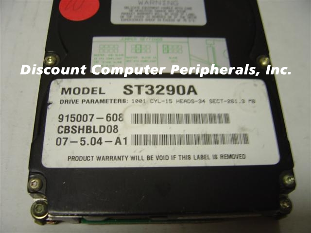 SEAGATE ST3290A - 260MB 3.5IN 3H IDE - 3 Day Lead Time To Ship.